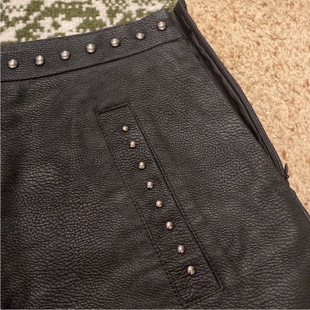 BP‎ Black Studded Mini Skirt